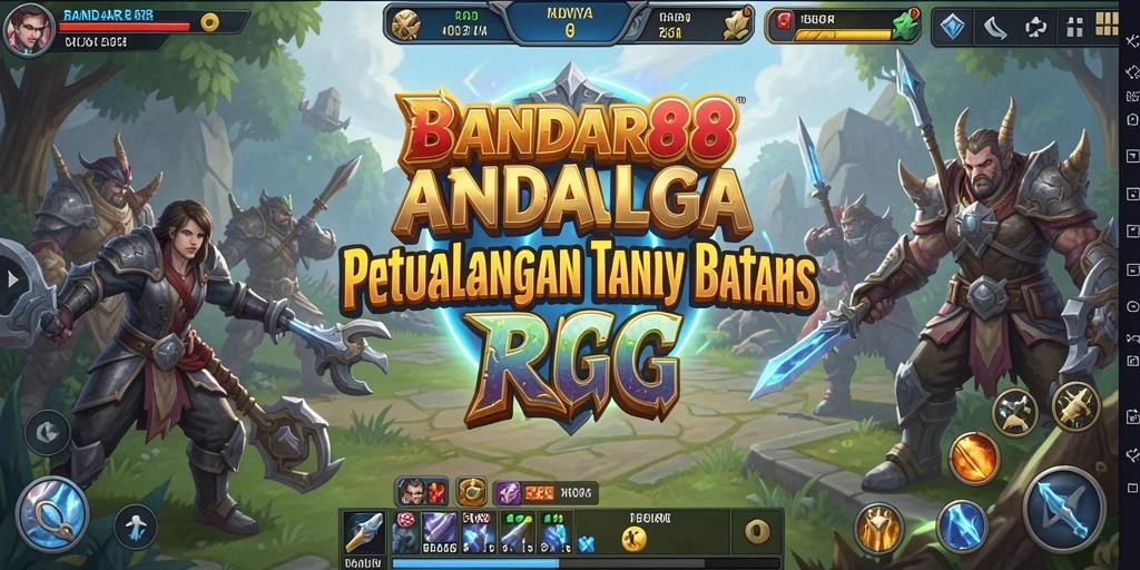 Tampilan menarik dari gameplay RPG BANDAR88 dengan pertarungan epik.