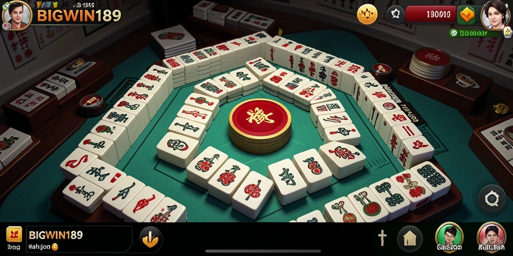 Tampilan gameplay Mahjong yang menarik dan seru.