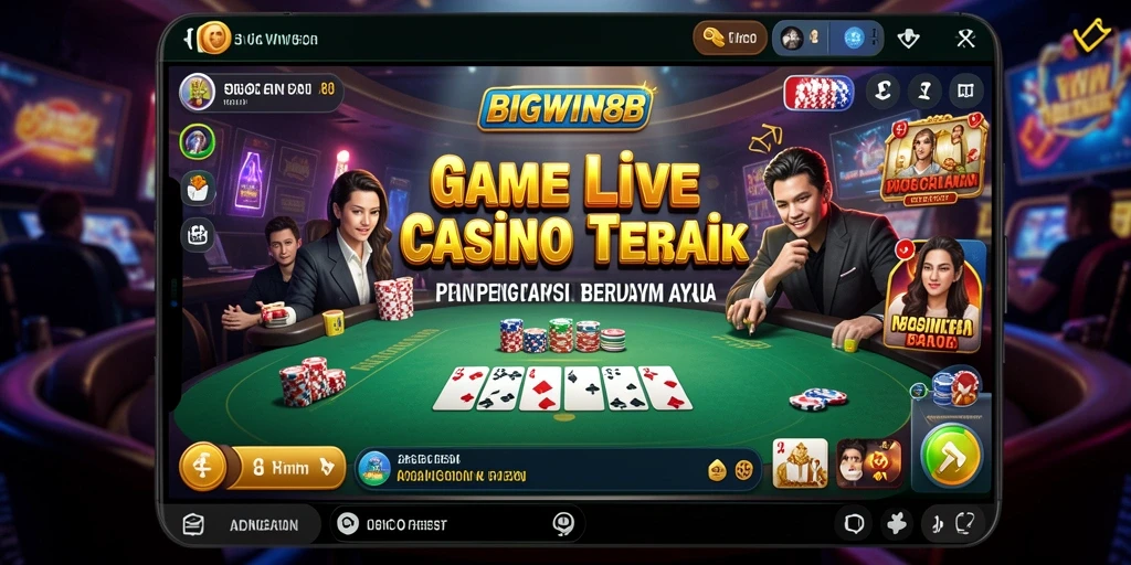 Screenshot gameplay Live Casino BIGWIN88 yang mendebarkan.