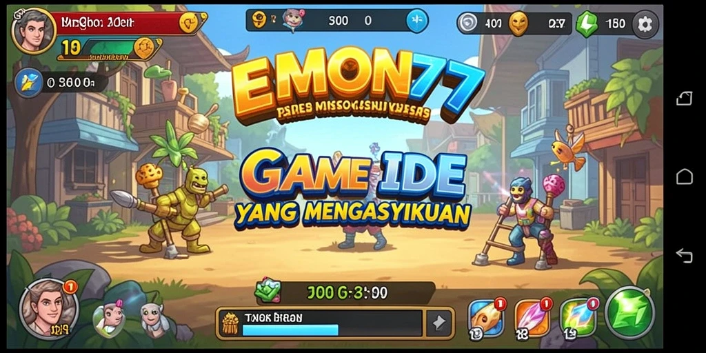Tampilan gameplay <strong>EMON77</strong> yang seru dan menghibur.