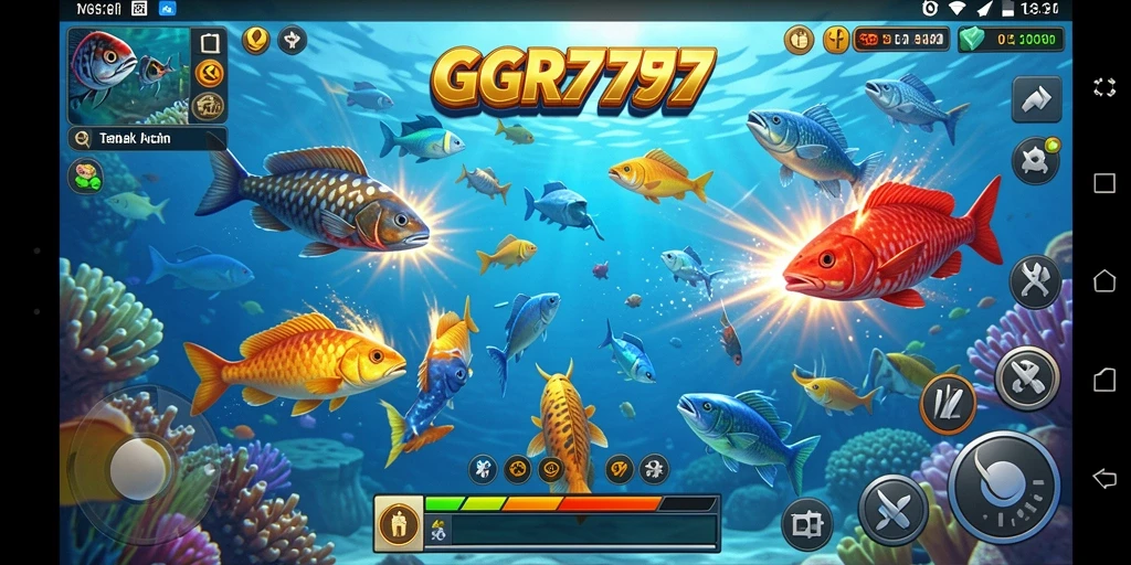 Tampilan gameplay GGR7777 yang seru dan penuh warna.