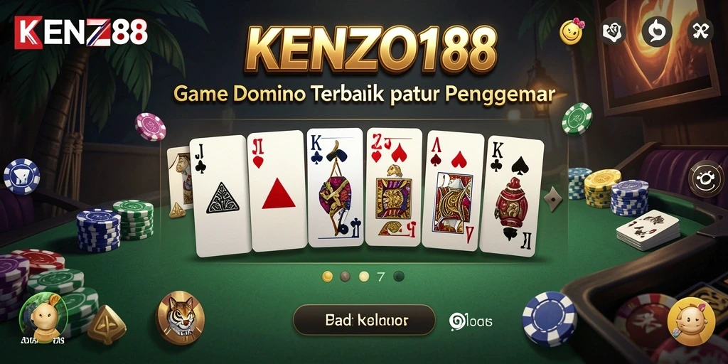 Tampilan gameplay Domino yang menarik di KENZO188.