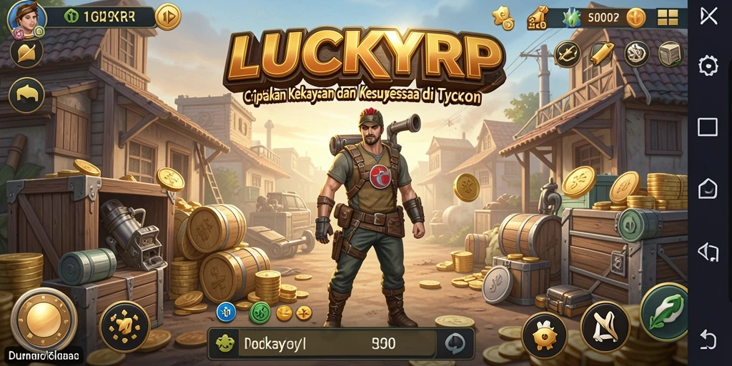 Tampilan gameplay LUCKYRP yang seru dan memikat.