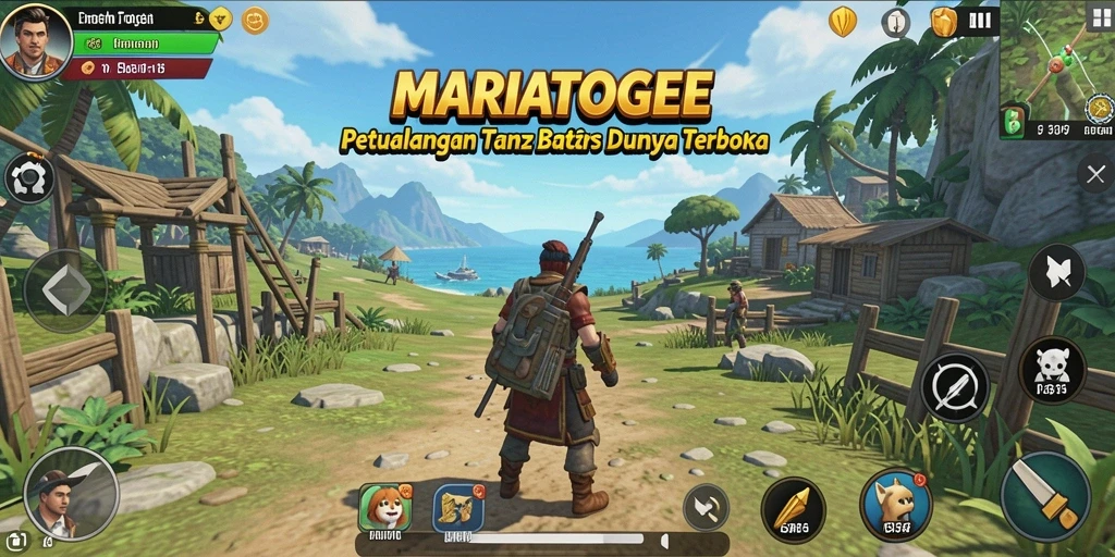 Gameplay seru dari MARIATOGEL di dunia terbuka.