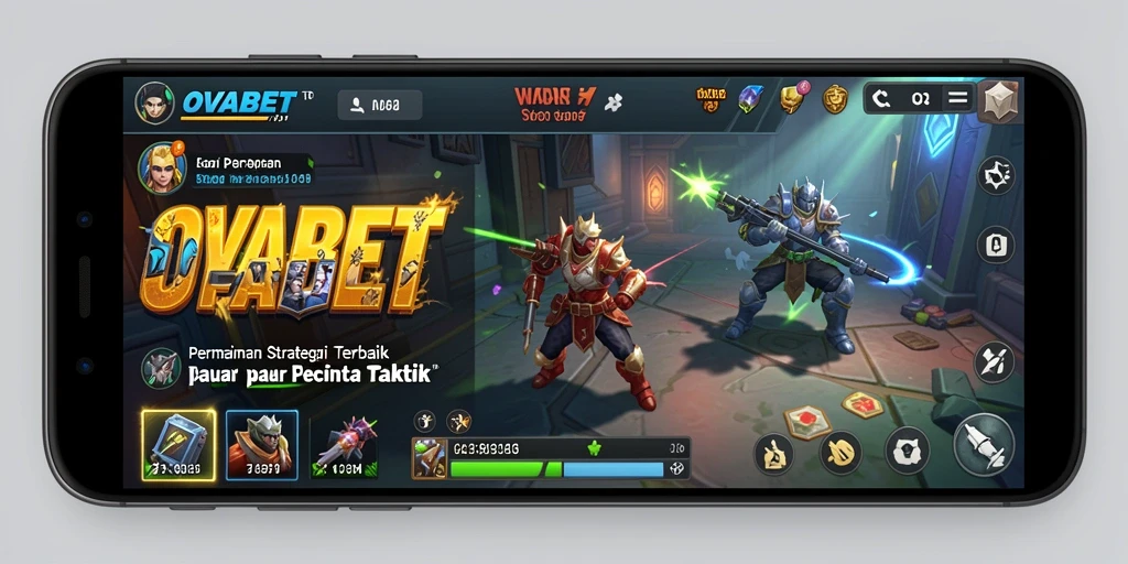 Tangkapan layar gameplay OVABET dengan elemen strategi yang mendebarkan.