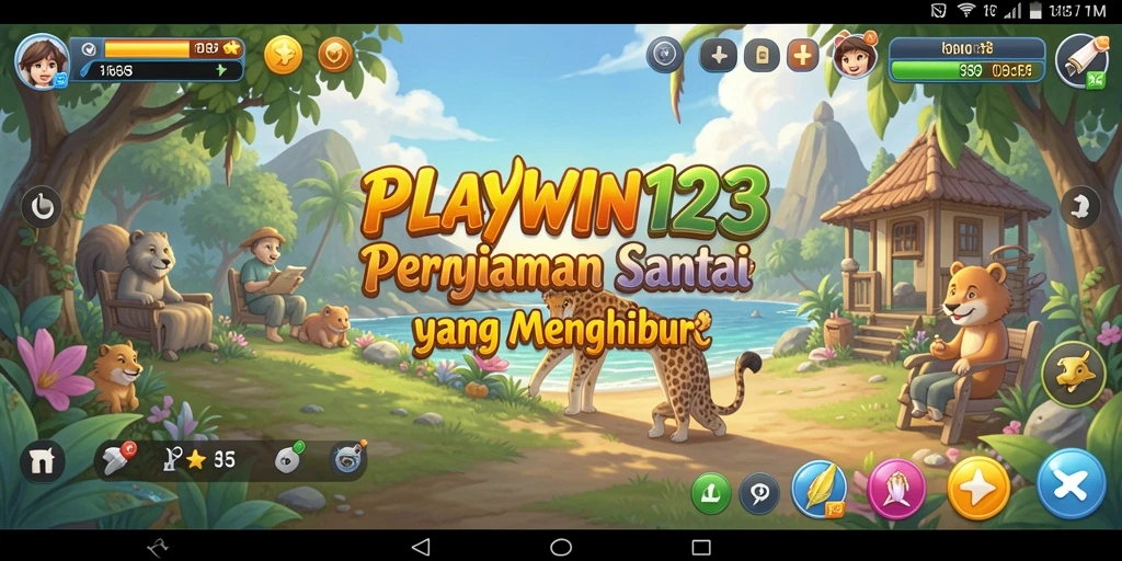 Screenshot utama PLAYWIN123 dengan gameplay yang menyenangkan.