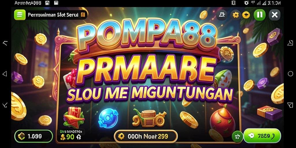 Tampilan gameplay POMPA88 yang seru dan penuh warna.
