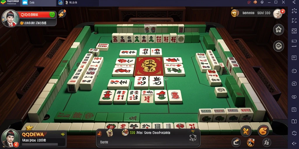 Tampilan gameplay QQDEWA dengan grafik Mahjong yang menarik.