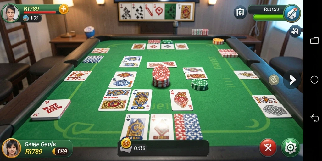 Tampilan gameplay seru RR789 yang penuh strategi Gaple.