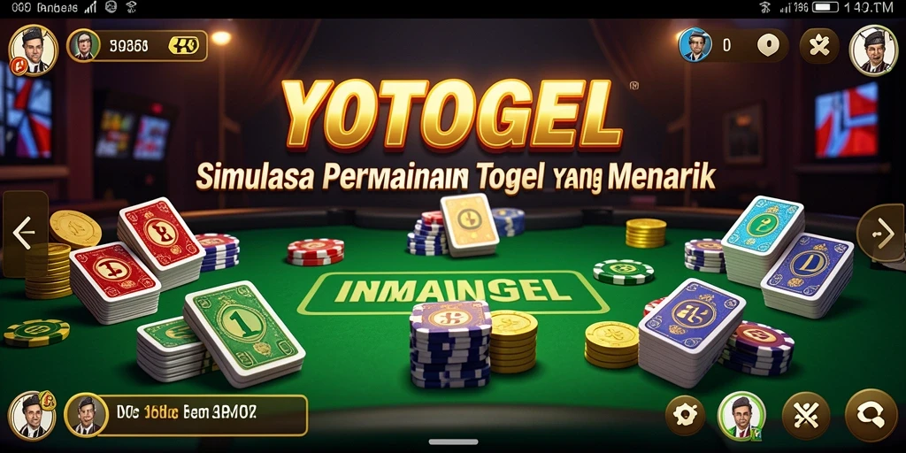 Tampilan gameplay menarik dari YOTOGEL dengan simulasi togel.