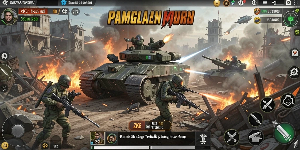 Tampilan menarik dari gameplay ZK6 yang penuh strategi.